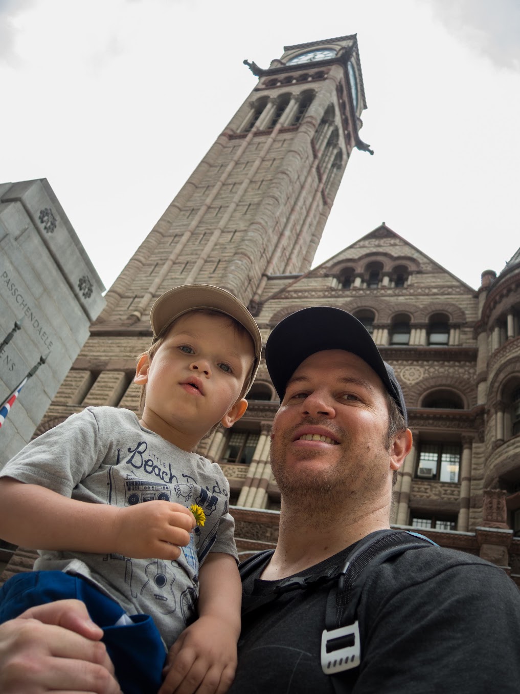 Kids photo walk_with Dad at Old City Hall by Tdot Mike