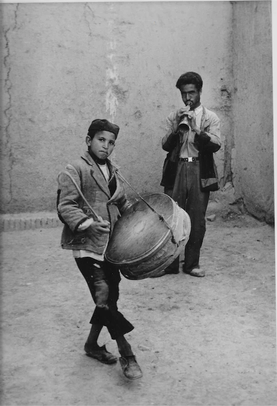 Street musicians in Iran 1956 by Inge Morath / Magnum Photos